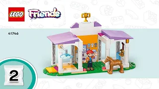 LEGO instructions - LEGO Friends - 41746 - Horse Training (Book 2)
