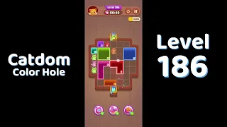 Catdom Color Hole Level 186 Screenshot