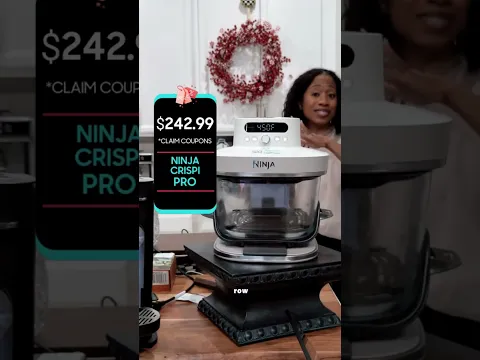 Ninja Crispi Pro 6-in-1 Countertop Glass Air Fryer - YouTube thumbnail