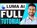 Luma AI Web Tutorial How To Use Luma AI - FULL TUTORIAL