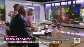 9NEWS meteorologist Becky Ditchfield discuses pregnancy shamers on NBC s Today show