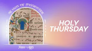 stop listen and be at peace holy thursday gregorian chant