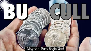 Brilliant Uncirculated or Cull Silver Eagles How do YOU want to stack your silver