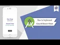 How to Implement Count Down View in Android Studio CountDownView Android Coding