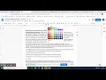 How to highlight annotate a Google Doc