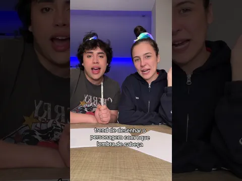 DESENHENDO O QUE VEM NA MENTE RAFAEL SANTOS E DOARDA