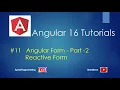 11 Reactive Form Angular In Angular 16 Registration Form Angular Angular 16 Tutorial Dilshad