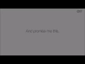 Ben Howard - Promise [Lyrics]