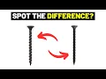 This UNNOTICED Screw Detail Makes a Big Difference COARSE THREAD vs FINE THREAD