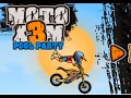 Moto x3m Pool party Motor bike race cool math games