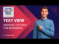 TextView Android Studio Tutorial Beginners All About Android