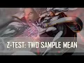 Z-Test Two Sample Mean Hypothesis Testing
