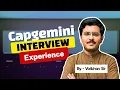 Capgemini Interview Experience 2025 Exam Pattern Questions Selection Process Explained