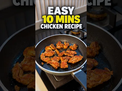 Easy 10 mins chicken recipe for fatloss💪🏻 #shorts#fitness#gym