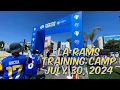 Inside LA Rams Training Camp at LMU in 4K July 30 2024