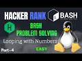 Looping and Numbers Hacker Rank Bash Problem solving