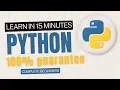 15 Minute Python Tutorial for Beginners in Hindi Full Complete Python Crash Course