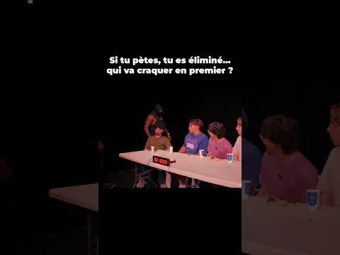 Si tu pètes, tu es éliminé… qui va craquer en premier ?