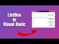 ListBox in Visual Basic Tutorial of ListBox in VB CODEY ANIMATOR