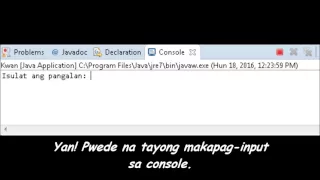 Java Tutorial Tagalog 5