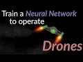 Training a Neural Network to operate drones using Genetic Algorithm