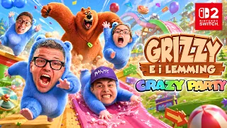 GRIZZY E I LEMMING: il VIDEOGIOCO Crazy Party è Come Essere Negli Episodi