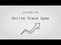 Skips and Jumps - Online Stock Span