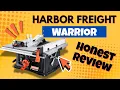 Harbor Freight WARRIOR 10 Table Saw Honest Review Shop Tour