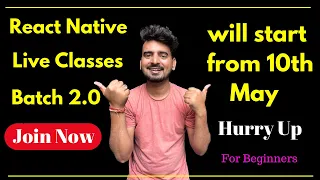 React Native Live Classes - Batch 2 0 In Hindi Engineer Codewala