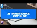 021 Inheritance Heritage - Object Oriented Programming in C in DARIJA ARABIC