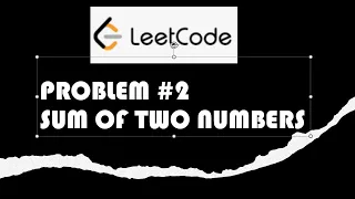 30 HARD - Python for Beginners Learn Python Crack LeetCode Problems Adding Two Numbers