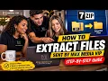 How to extract large zipped files using 7 Zip Max Media VIP Client Help and Support