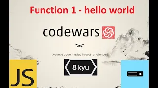 Codewars Javascript 8kyu Function 1 - hello world how to solve the kata