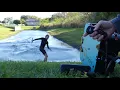 Electric winch for wakeboard snowboard wakeskate skimboard - cheap robust and portable