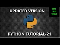 Python tutorial-21 takes nothing return nothing for absolute beginners updated version