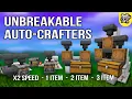 UNBREAKABLE Auto Crafters Minecraft Bedrock
