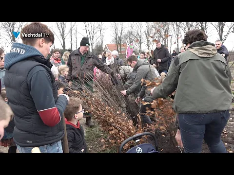 Eerste geboortebos van Overijssel geopend in Rheezerveen