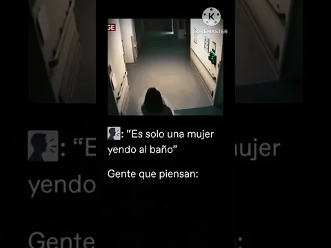 "Es solo una mujer yendo al baño"   Gente que Piensan?