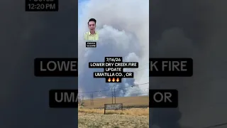 26 midday update on the burning in Umatilla County Find the most up to date