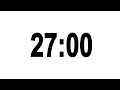 27 Minute Countdown Timer with Alarm