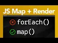 Render DOM Nodes with map Practicing JavaScript