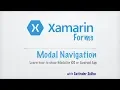 Xamarin Forms Tutorials 8 Modal Navigation Page