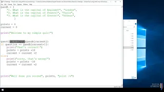 6 Simple Quiz Using While Loops Python 3 Basics Series - Digital Student Online School