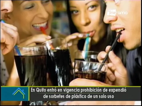 En Quito entró en vigencia prohibición de expendio de sorbetes de plástico de un solo uso