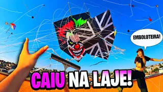 Minha Irmã Fez o Resgate da Emboloteira que Caiu na Laje e Cortou os Caras da Rua com Pipa da Xepa!🤯