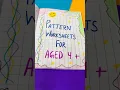 Fun Pattern Worksheets for 4 Year Olds Early Learning Activity
