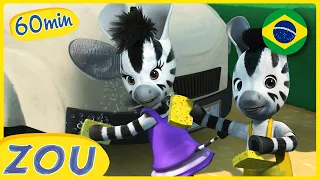 ZOU e as atividades em grupo | Compilação 1 Hora | ZOU em português 🦓 | Desenhos animados