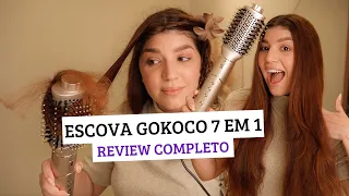 A ESCOVA GOKOCO 7 EM 1 FUNCIONA PARA CABELO CACHEADO? por Jessica Melo