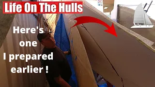 The Wall of Pain – Catamaran Build EP230