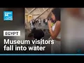 Lagu The Grand Cairo Museum visitors so captivated that they fall into water • FRANCE 24 English